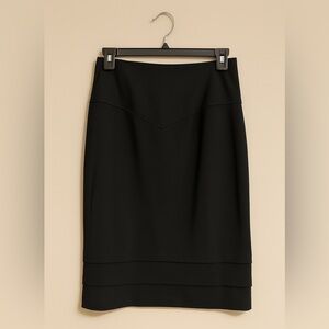 Worthington Black Below-Knee Pencil Skirt Size 4 – Classic, Lined, Versatile